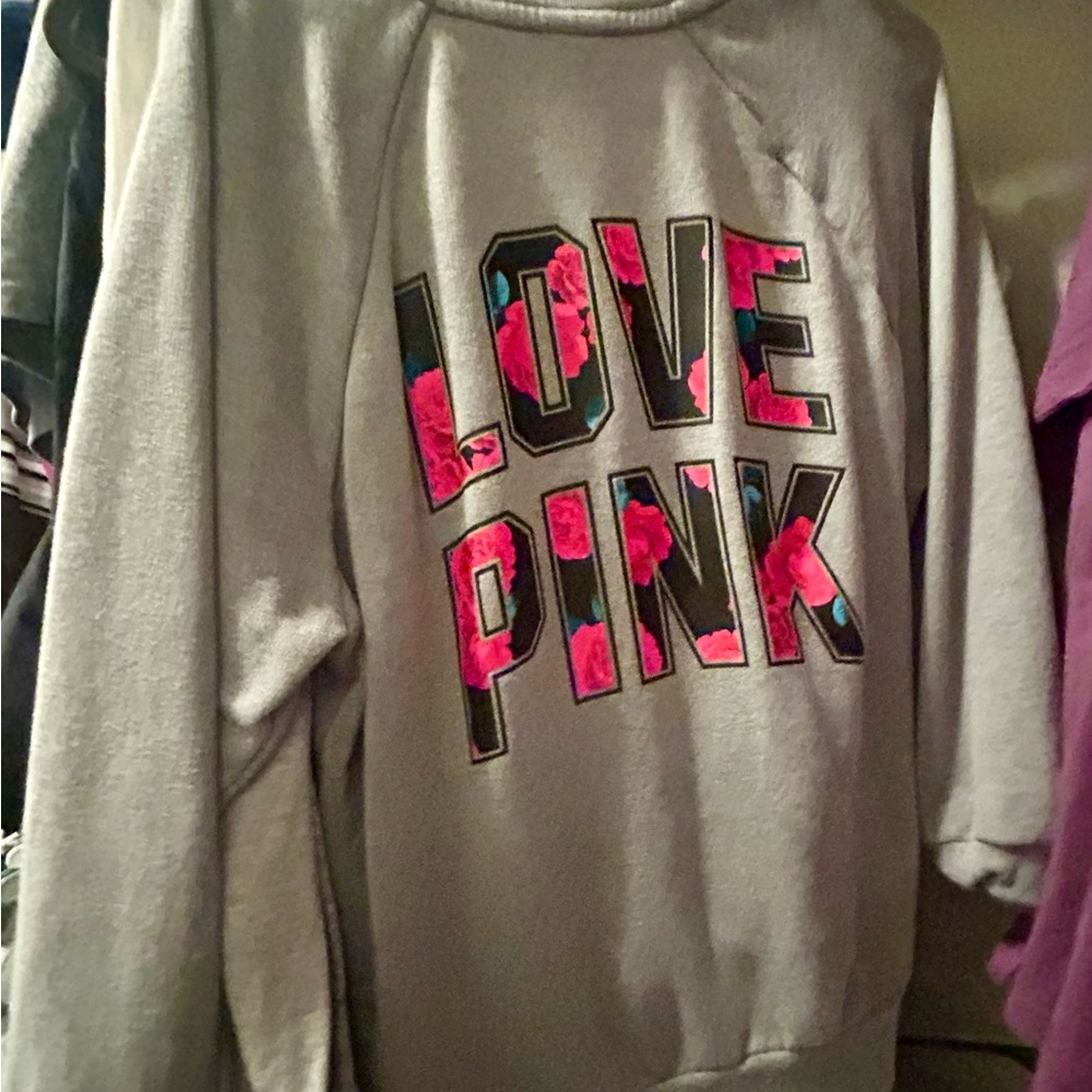 PINK Victoria's Secret Long Sleeve tops and Hoodies Bundle 12 pcs